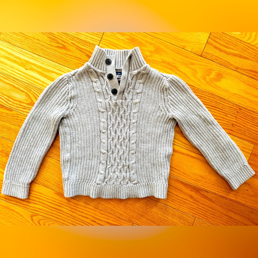 Oshkosh cable knit sweater kids size 4T